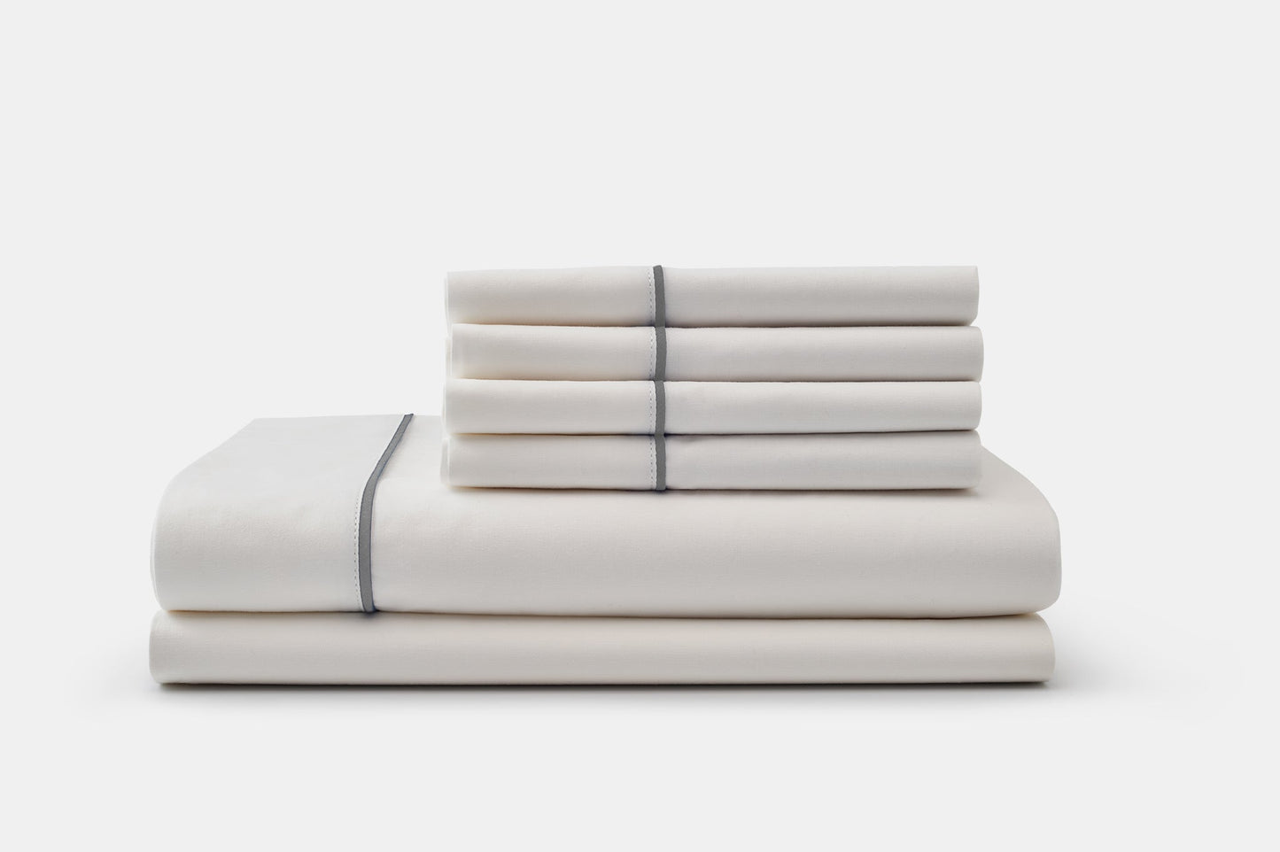Cotton Piping Bed Sheet Set
