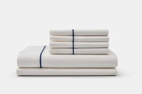 Cotton Piping Bed Sheet Set