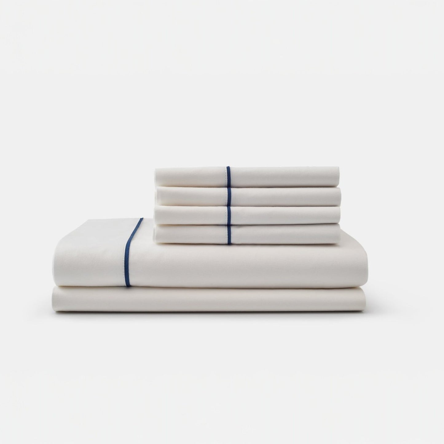 Cotton Piping Bed Sheet Set
