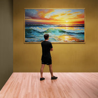 Sunset Surge - Canvas Print