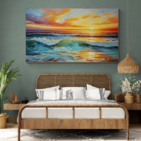 Sunset Surge - Canvas Print