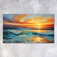 Sunset Surge - Canvas Print