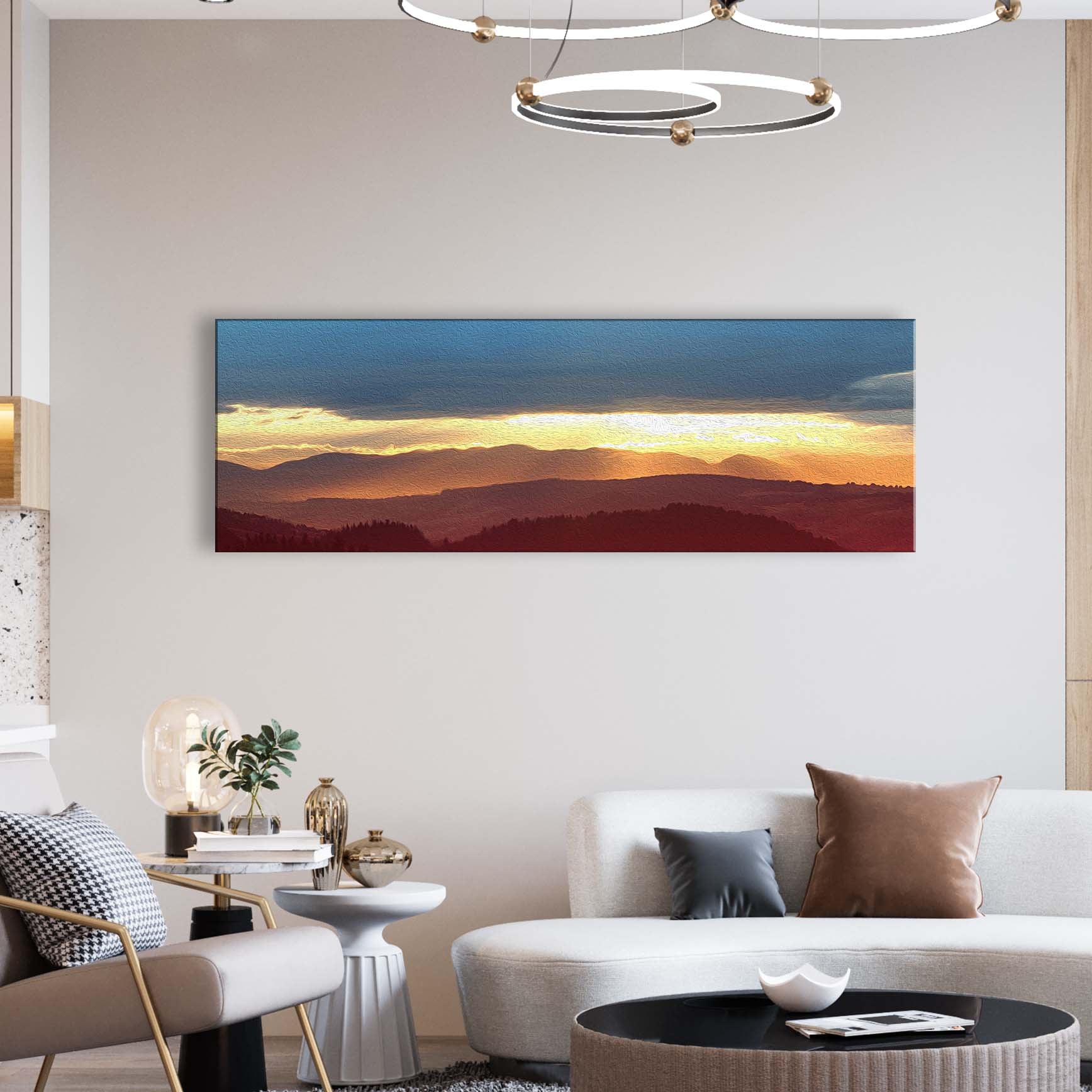 Layered Horizon - Canvas Print