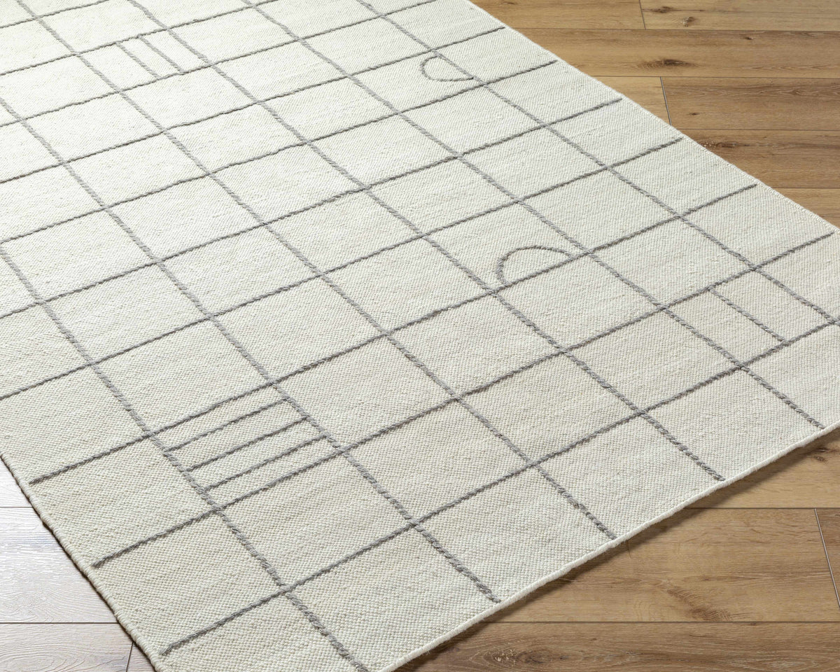 Tieve Grid Wool Rug