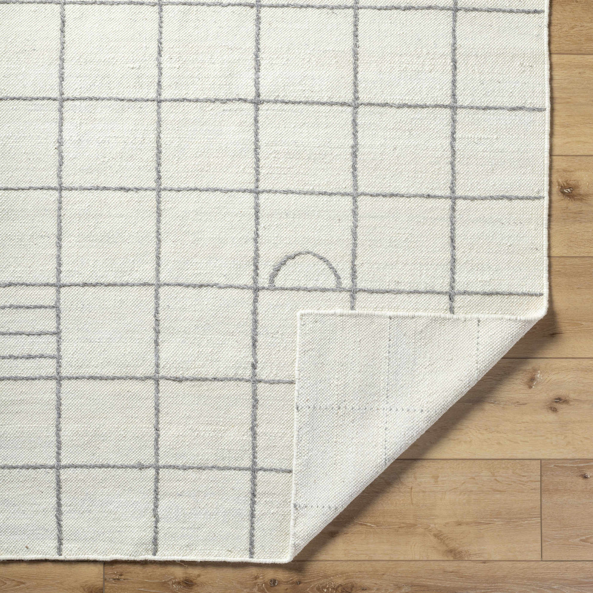 Tieve Grid Wool Rug