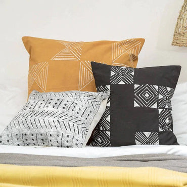 Matika  Pillow Cover - Black