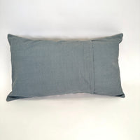 Mudcloth Lumbar Pillow Cover - Dark Gray