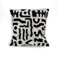 Black + White Pillow Cover