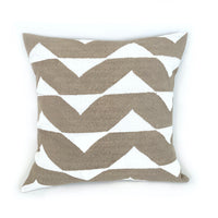Triangles Pillow Cover - Beige