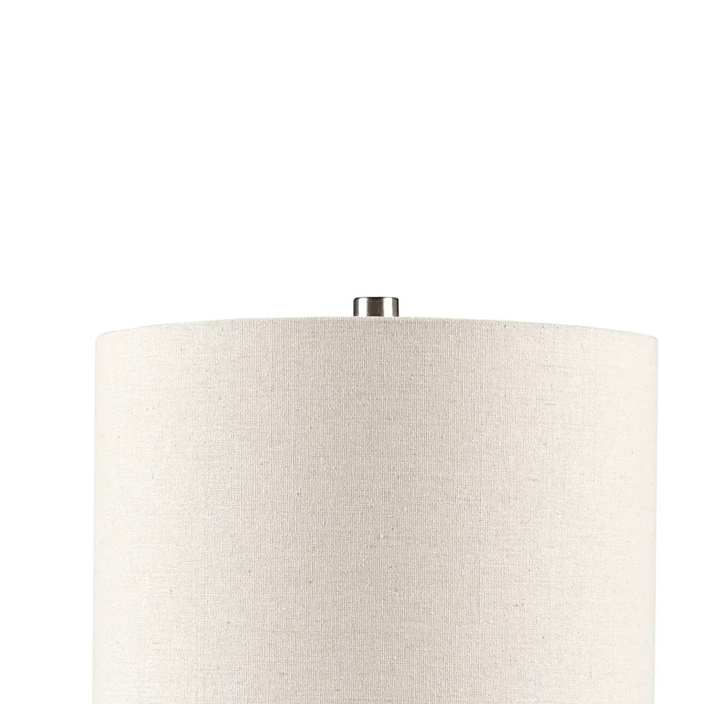 Ceramic & Wood Table Lamp