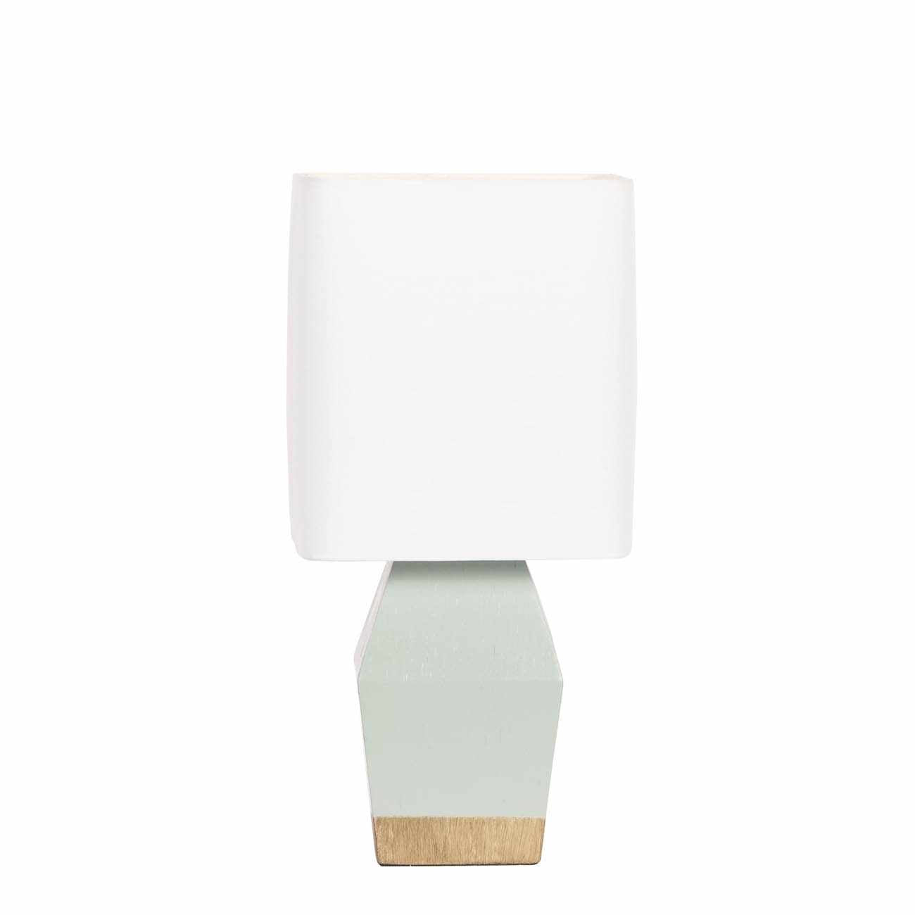 Aqua Ceramic Table Lamp