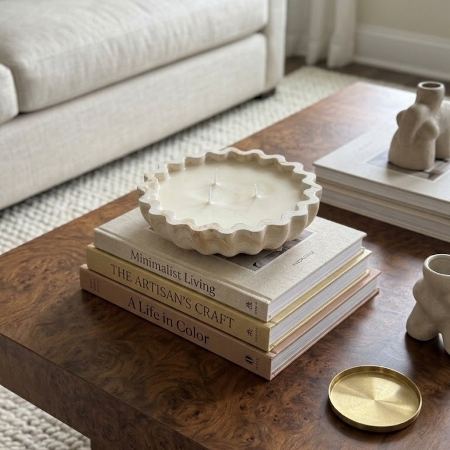 Fluted Candle Bowl