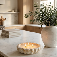 Fluted Candle Bowl
