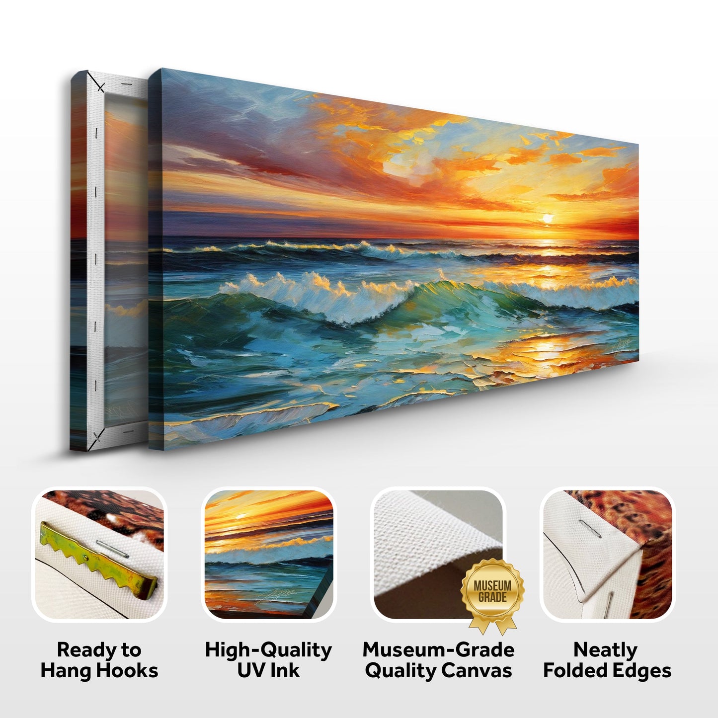 Sunset Surge - Canvas Print