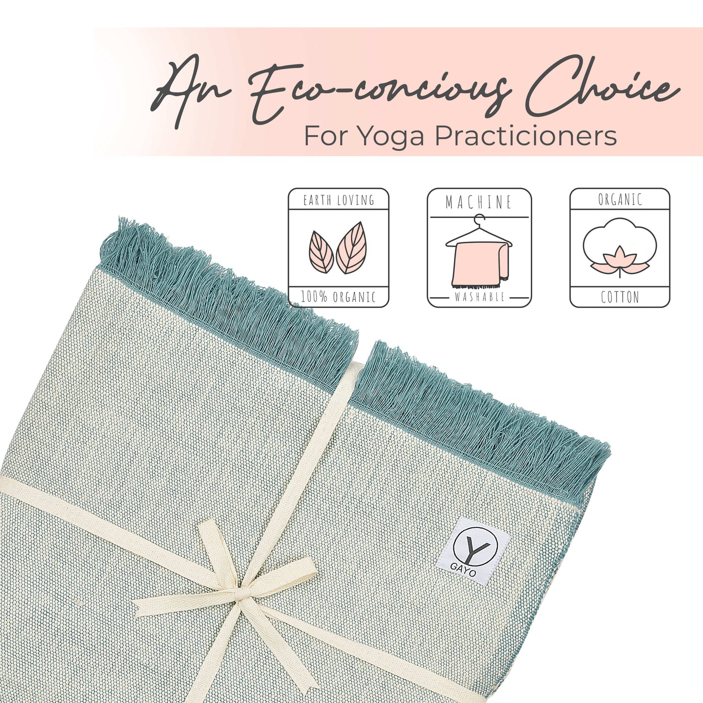 Handwoven Organic Yoga Blanket