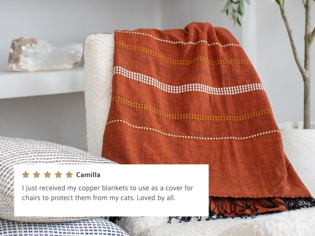 Zenach Handwoven Ethiopian Throw