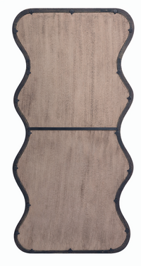 Mango Wood Wavy Full-Length Mirror - 36x72"