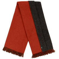 Highland Orange/Brown Wool Throw