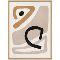 Neutral Abstract 1 - Framed Print