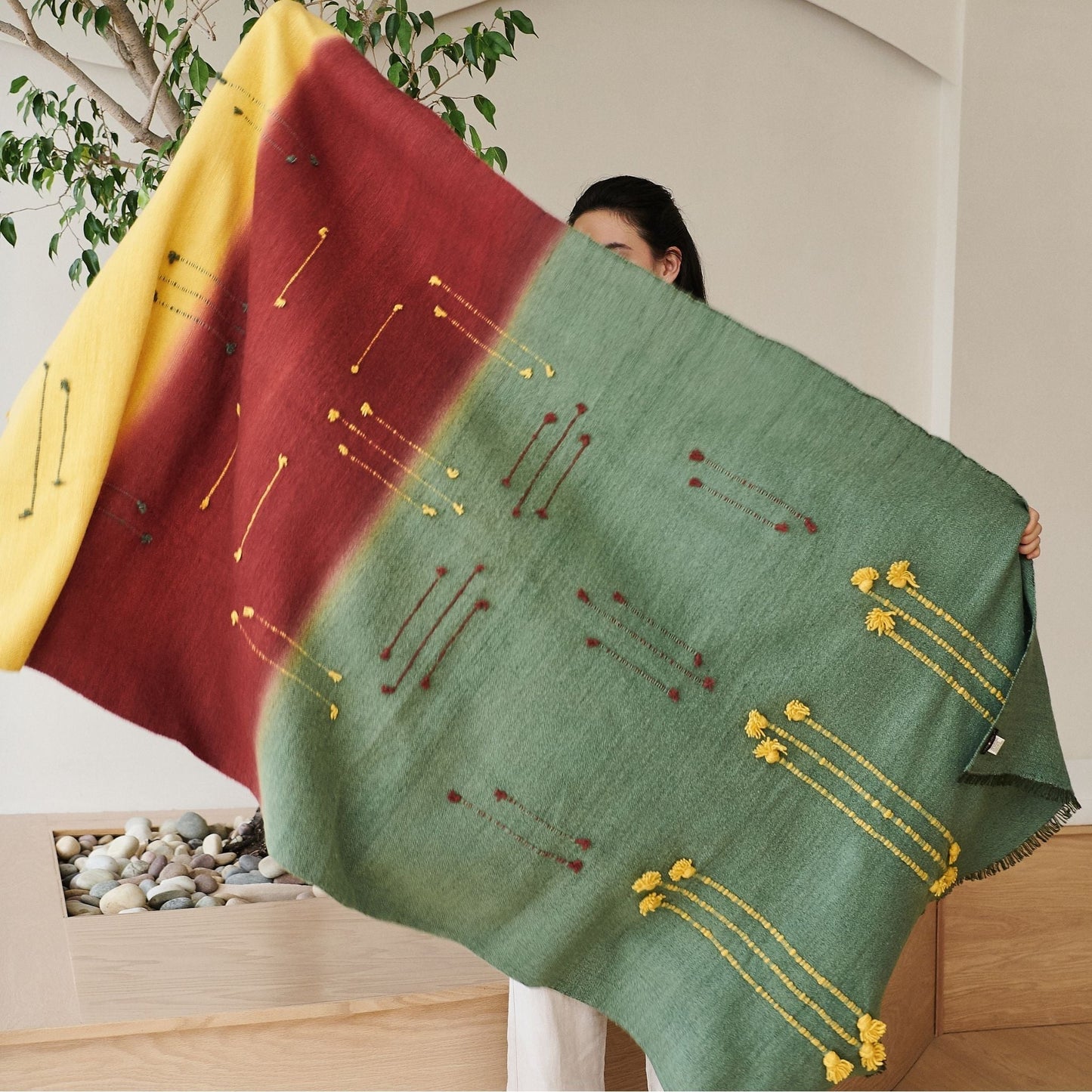 Himalayan Foothills Merino Throw