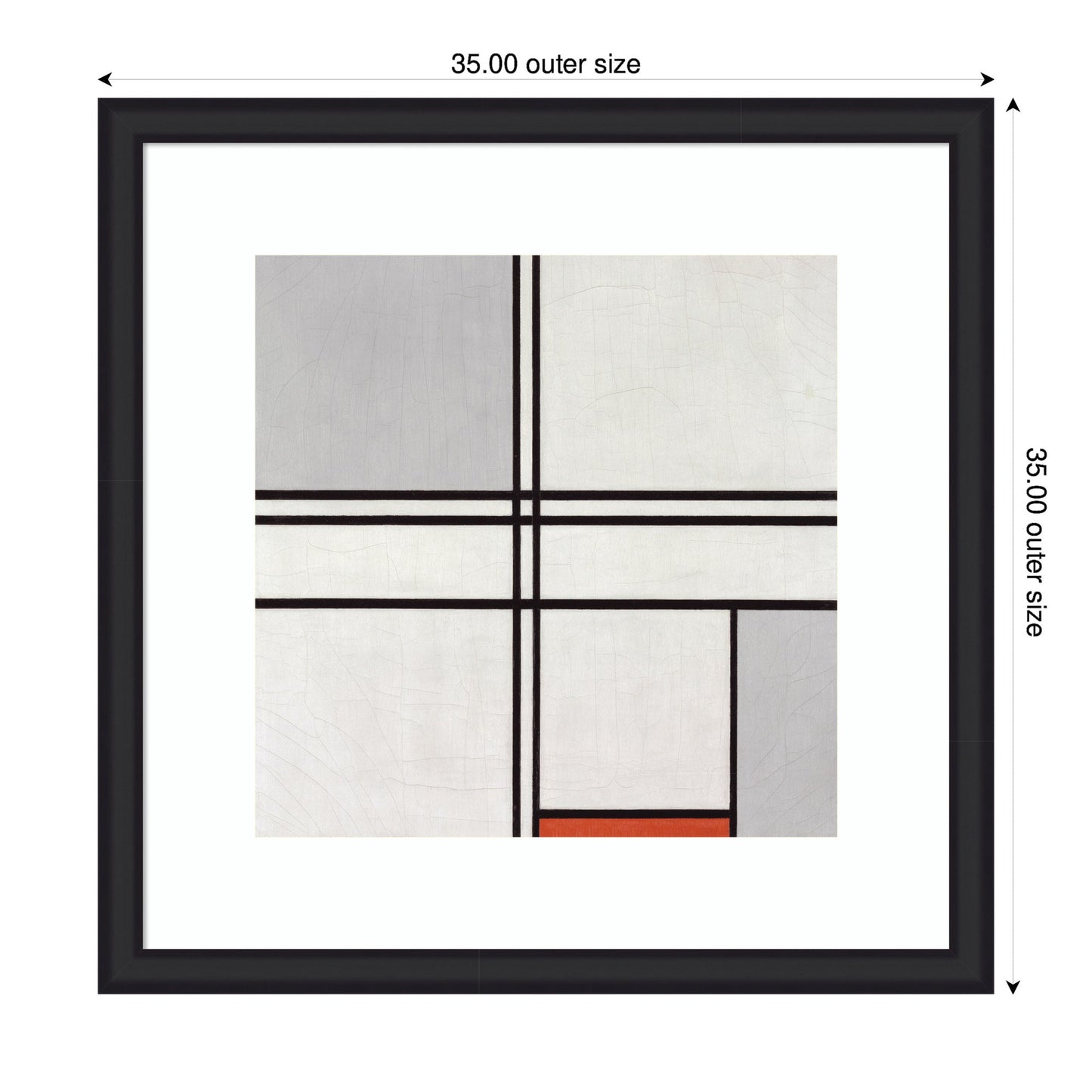 Piet Mondrian - Framed Print
