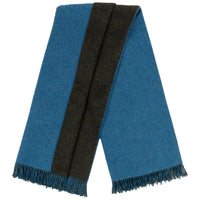 Highland Sea/Green Wool Throw