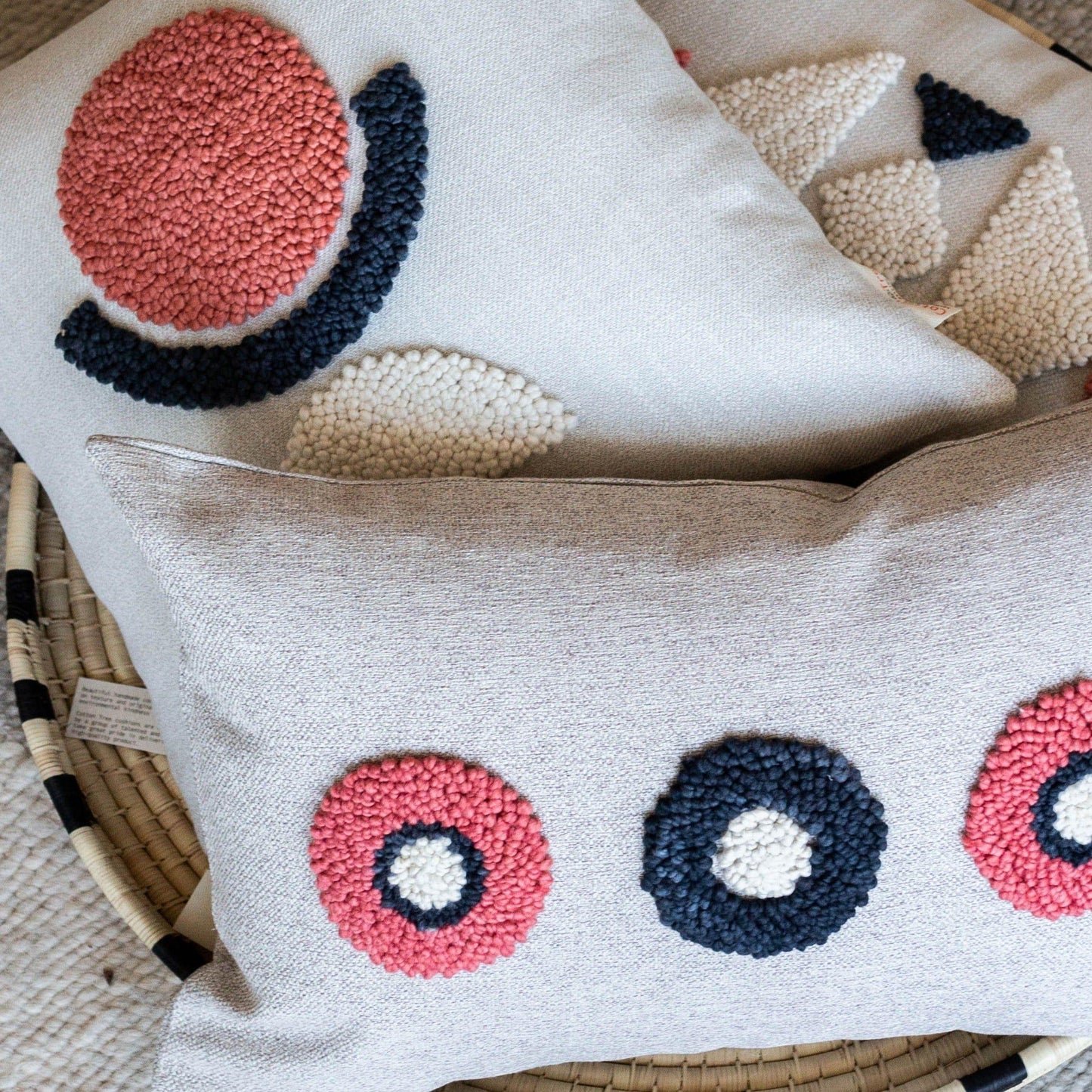 Circles Throw Pillow