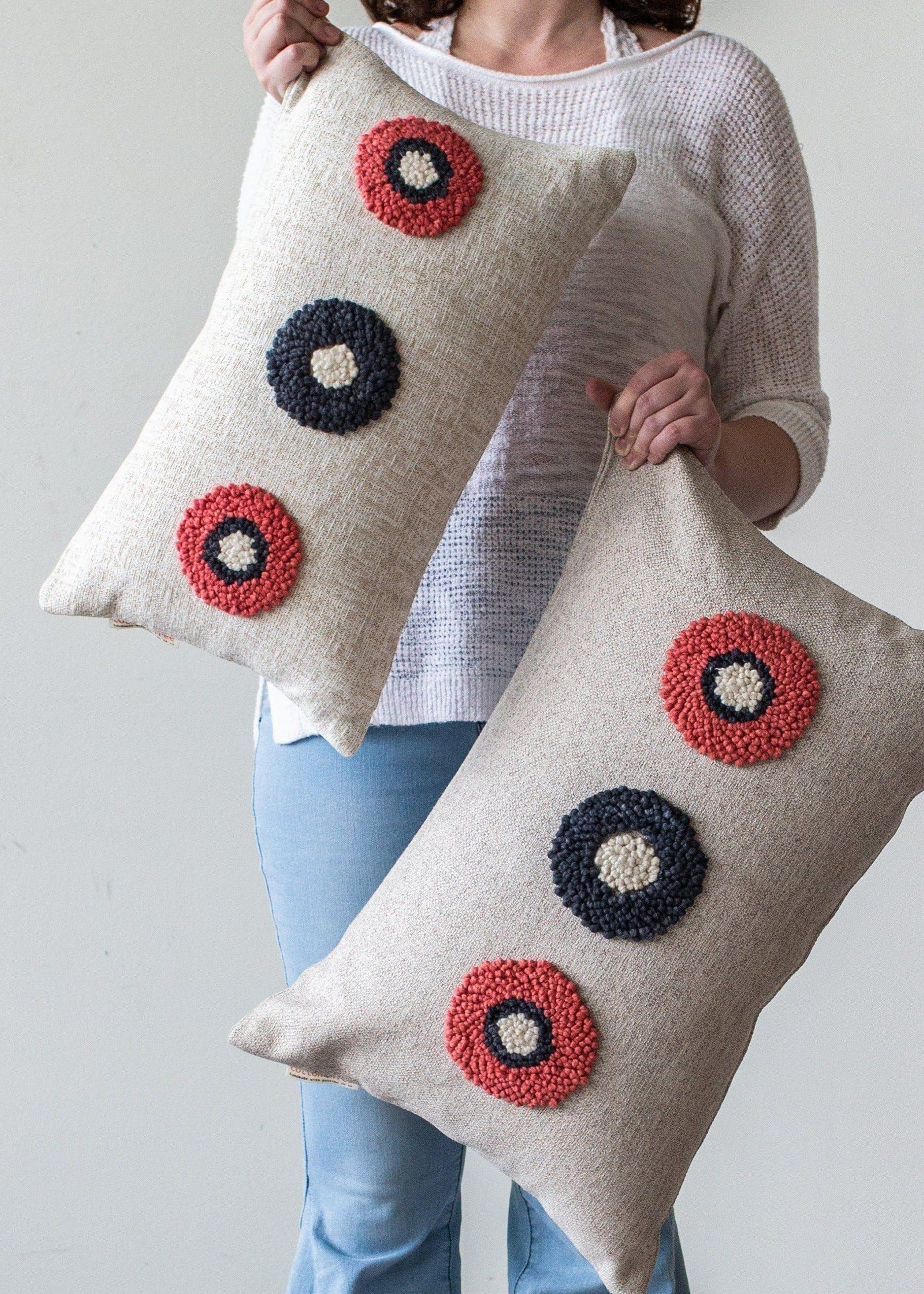Circles Throw Pillow