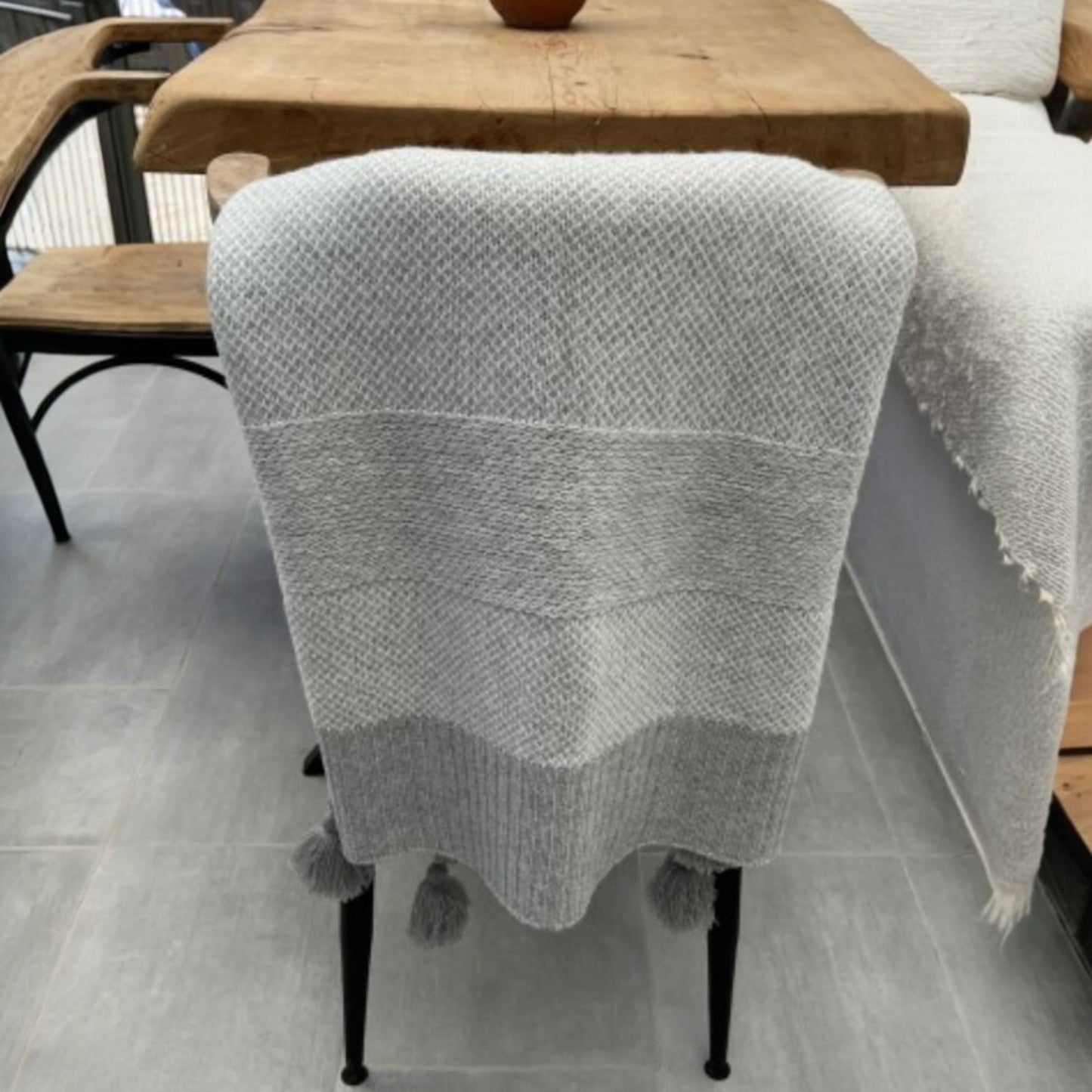 Wool Blended Throw
