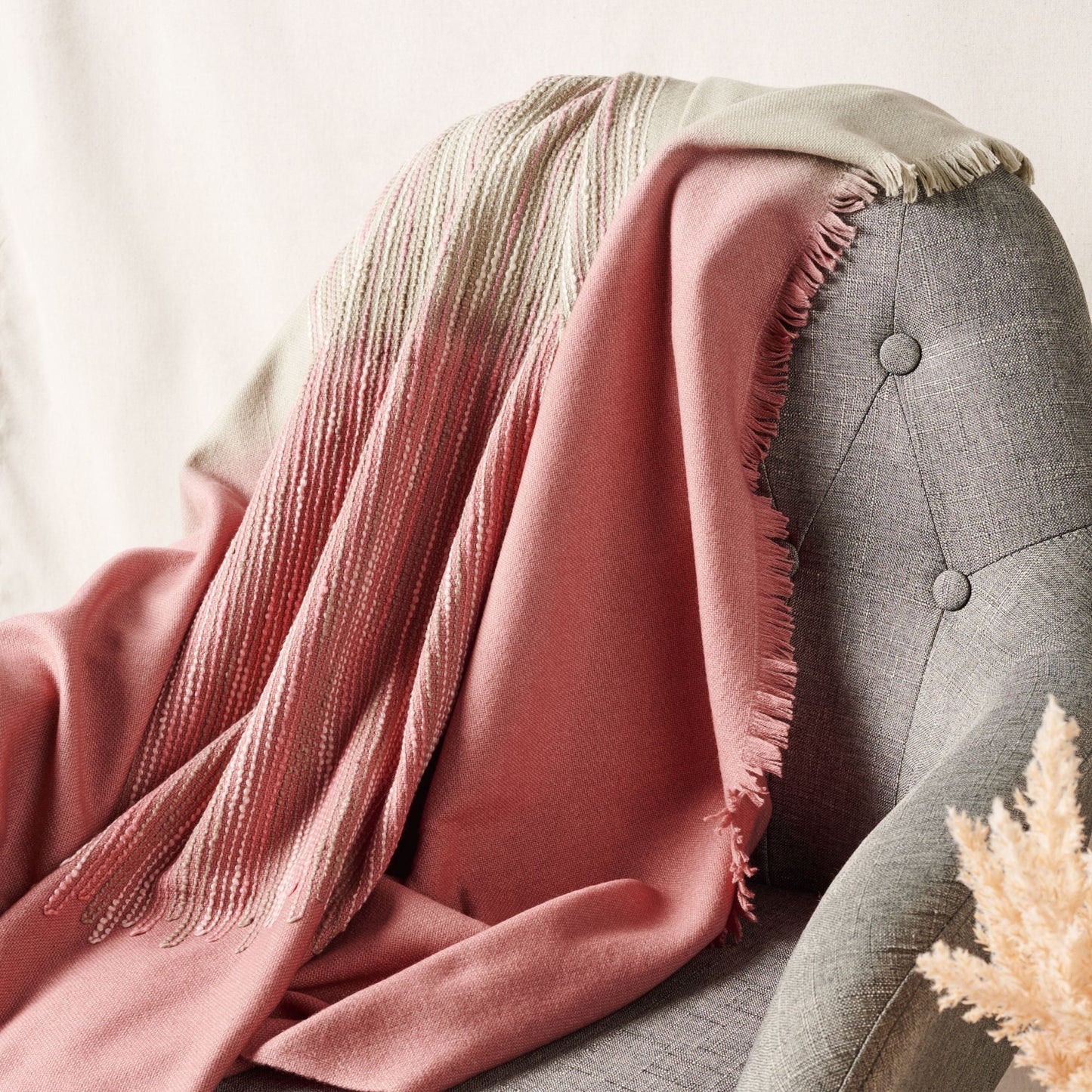 Chive Ombre Soft Merino Throw