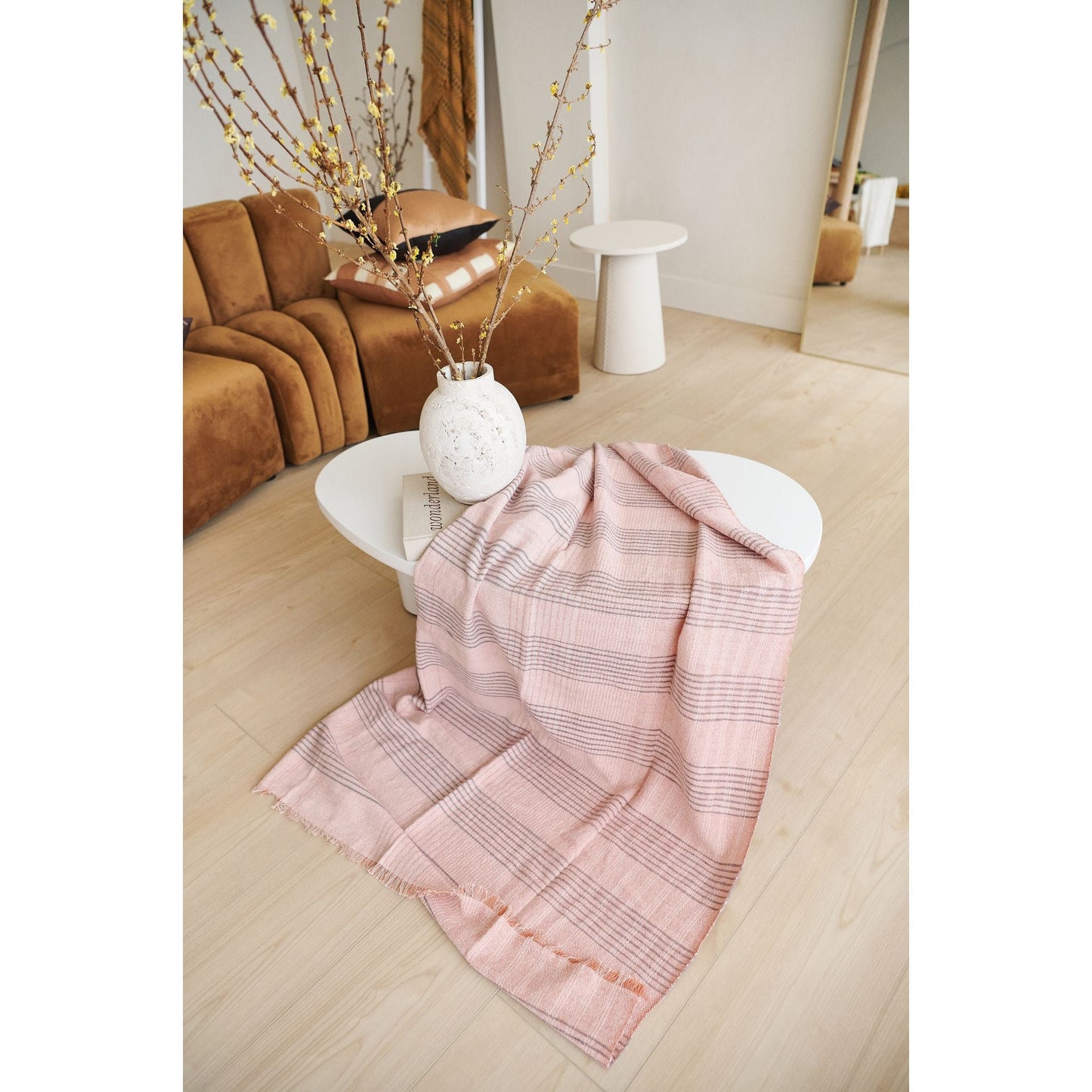 Silica Rose Handwoven Merino Throw