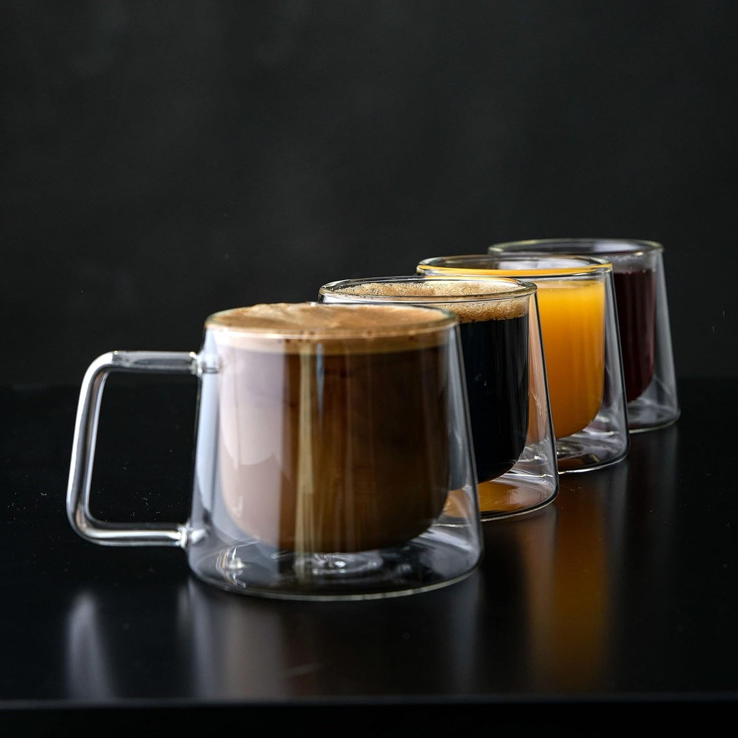 Double Walled Mug with Handle - Set of 4 or 24