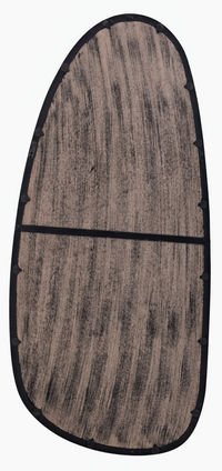 Blackwash Mango Wood Frame Mirror - 28x60"