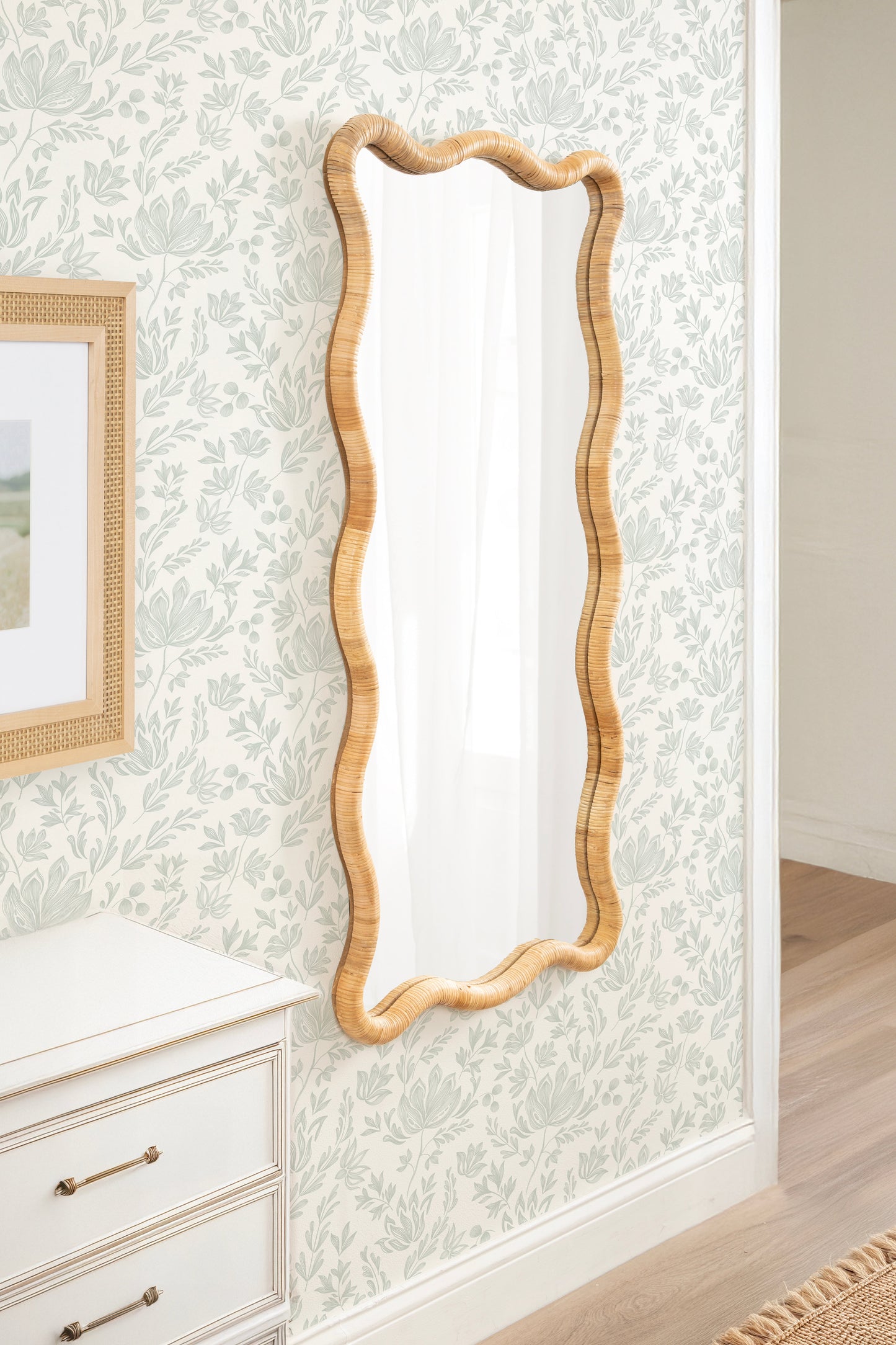 Seriva Rattan Mirror