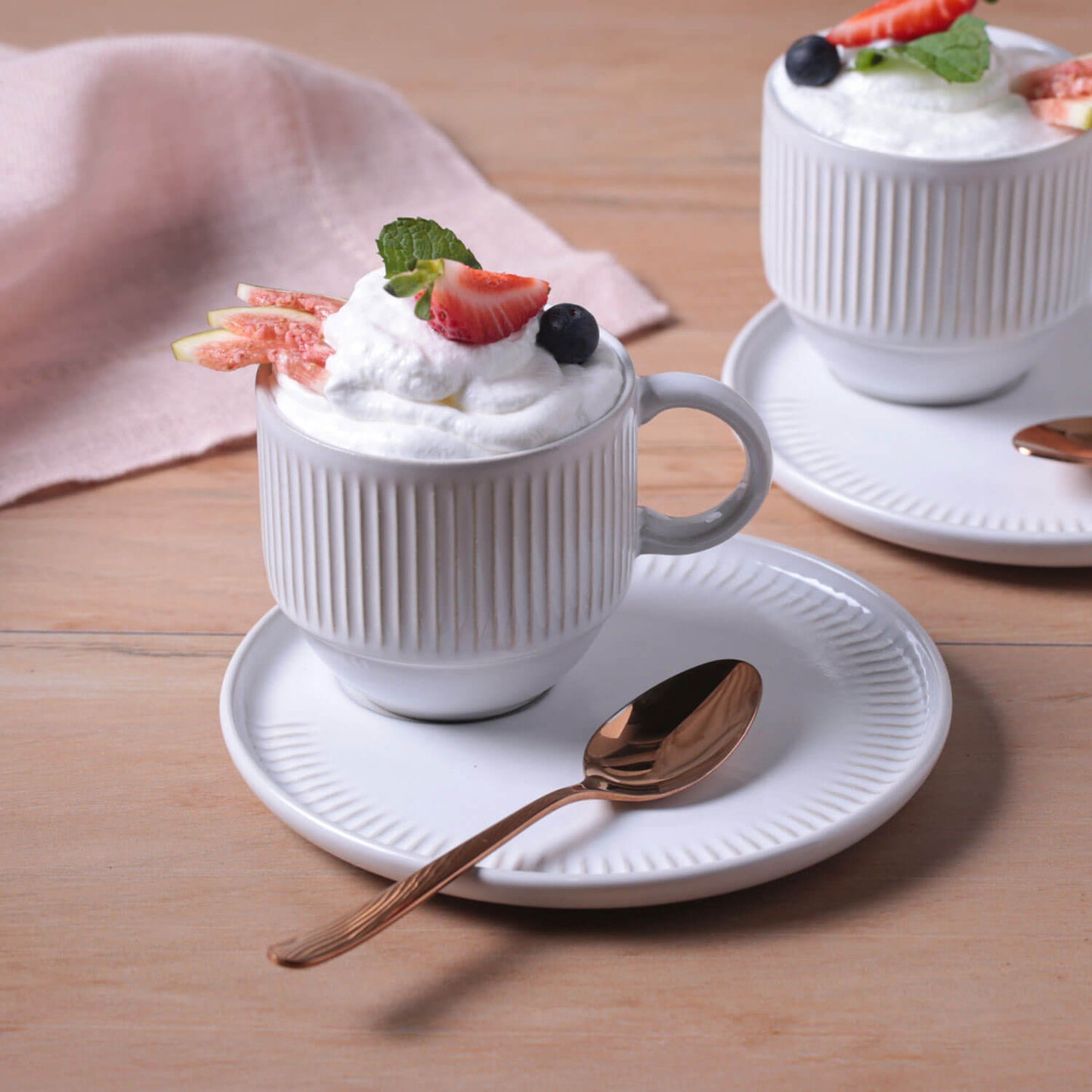 Tea Cup & Saucer - Set of 6