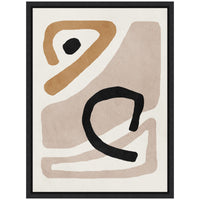 Neutral Abstract 1 - Framed Print