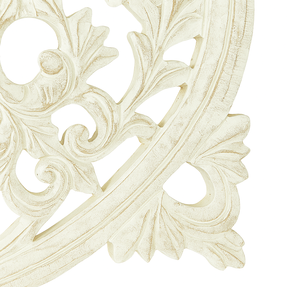 White Square Wood Wall Decor