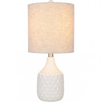 Calla Textured Ceramic Table Lamp