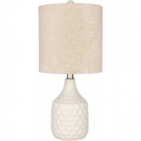 Calla Textured Ceramic Table Lamp