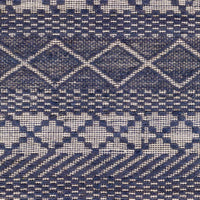 Bunclody Navy Jute & Cotton Rug