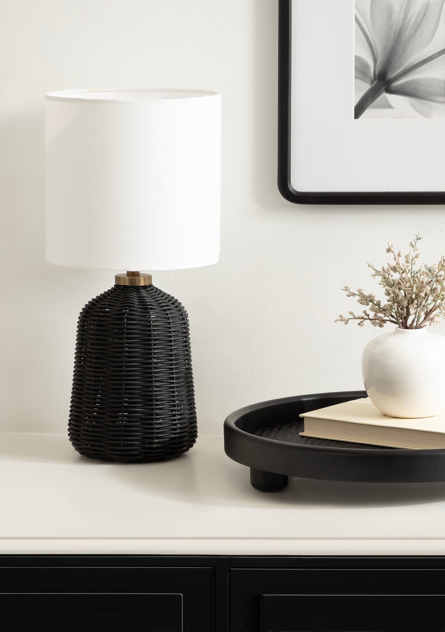 Rattan Table Lamp