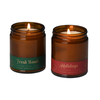 Holiday Soy Blend Candle Set - Set of 2