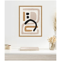 Neutral Abstract 2 - Framed Print