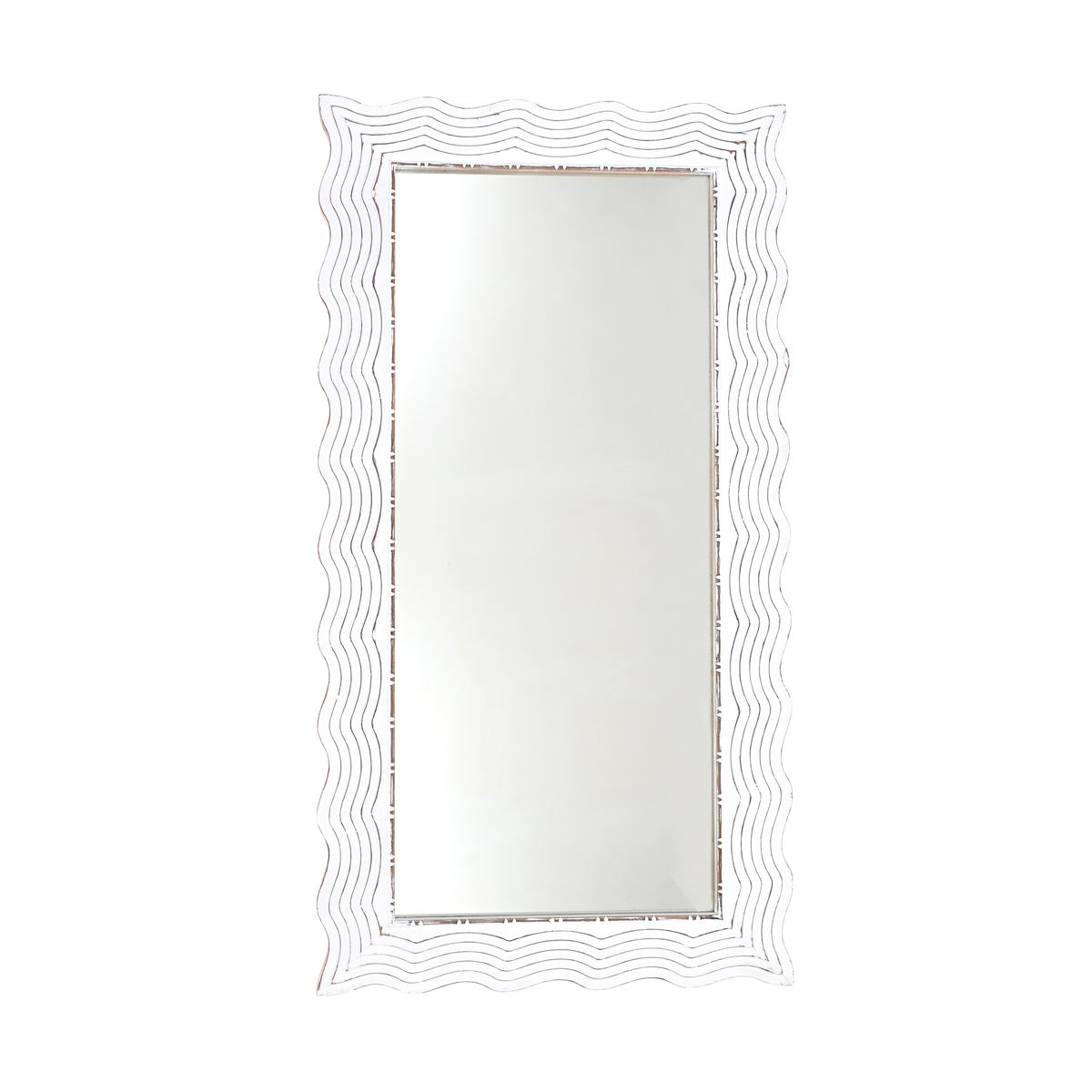 Wooden Wall Mirror - 36x72"