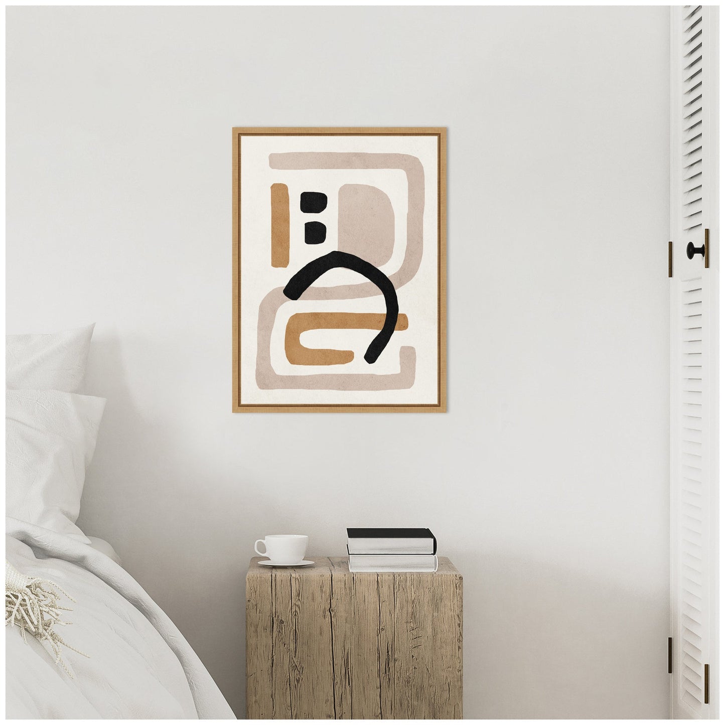 Neutral Abstract 2 - Framed Print
