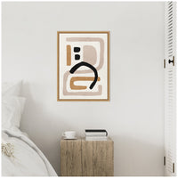 Neutral Abstract 2 - Framed Print
