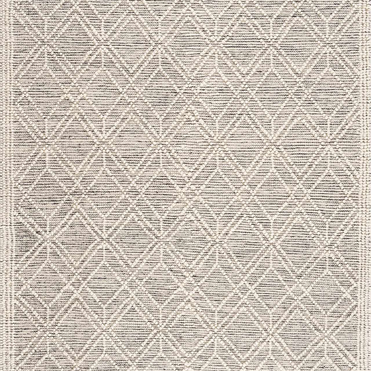 Lattice Wool Area Rug