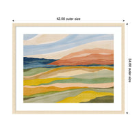 Vibrant Rhythm - Framed Print