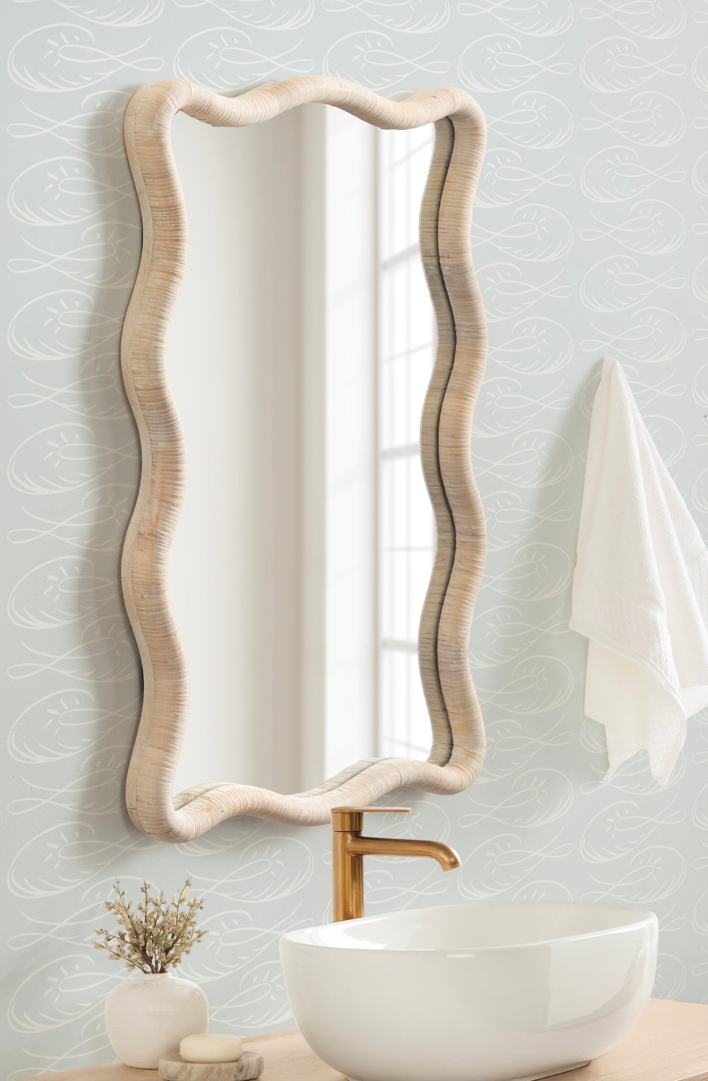 Seriva Rattan Mirror