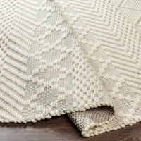 Hand-woven New Zealand wool rug